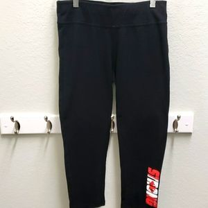 EH Strong Athletic Workout Yoga Capri Leggings M